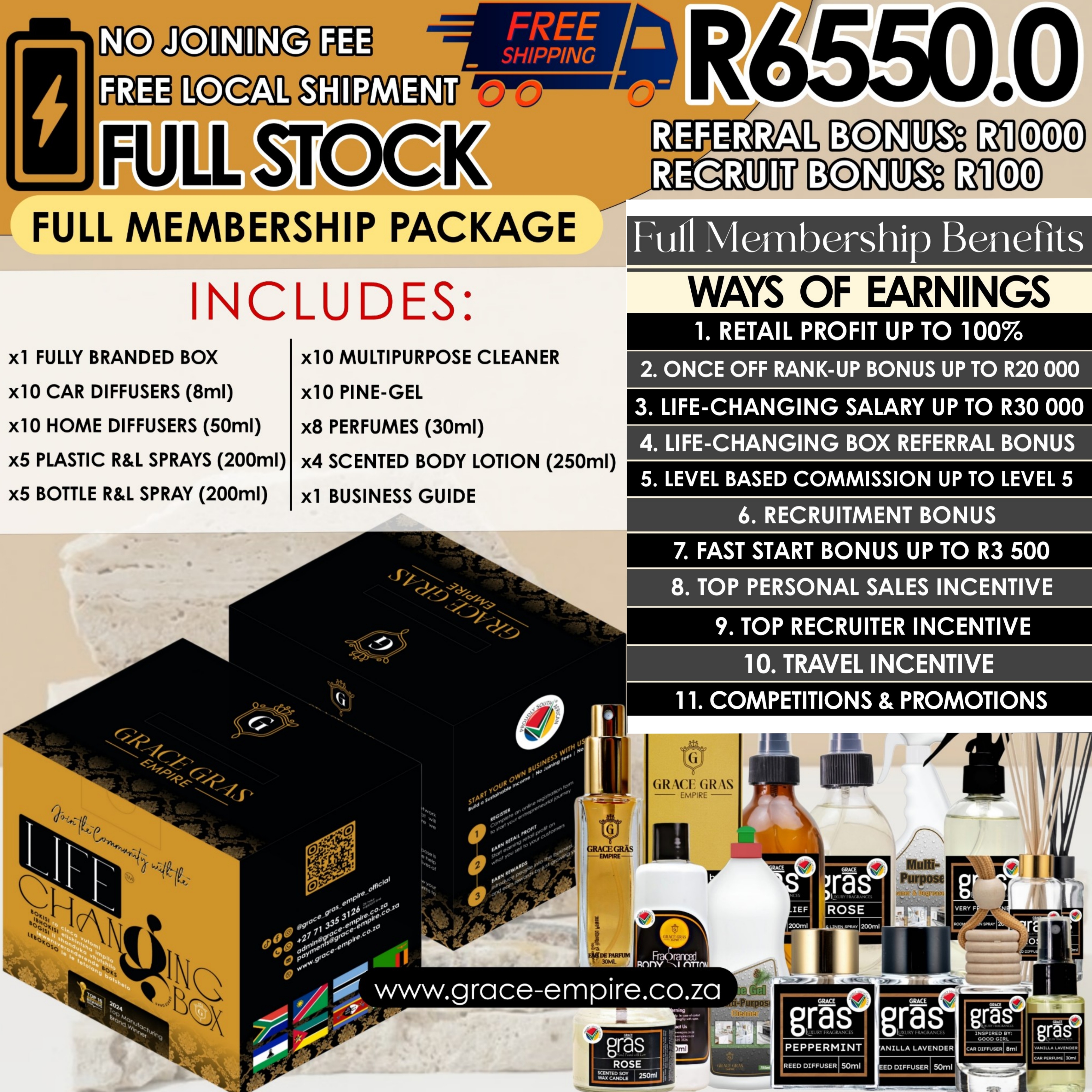 Full Stock Membership Package